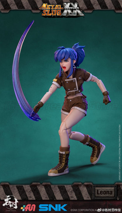 ?MT?Original TUN SHI Metal Slug XX Leona Heidern 1/12 Action Figure Colecionável