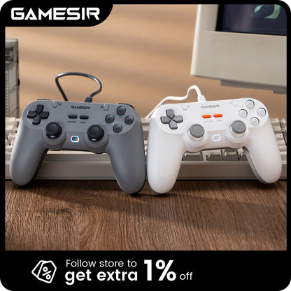 GameSir Tegenaria Lite Wired Switch Controller, Near-Zero Latency, Anti-Drift Joysticks, 2 Back Buttons for Nintendo Switch 2 PC