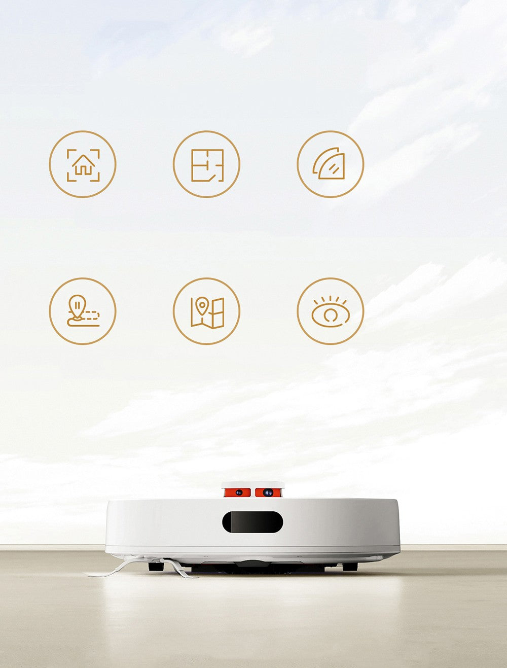 XIAOMI MIJIA Robot Vacuum Cleaners Mop 3C Plus Enhanced Edition Pro C103 5000PA Suction Sweeping Washing Mop APP Smart Planned