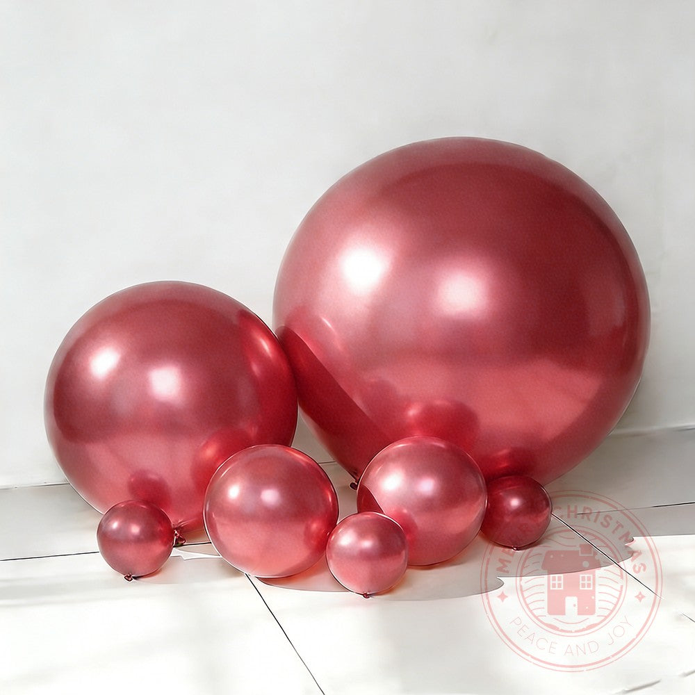 5" 10" 12" 18" Metal Balloon Birthday Party Decoration Valentine's Day Wedding Balloons Arch Christmas Festival Decor Supplies
