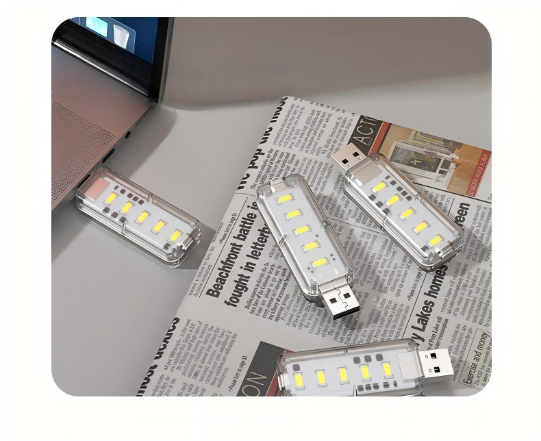 10LEDs USB Touch Dimming Night Light 5V Portable 3000K/6500K Bulb for Bedroom Study PC Laptop Mobile Power Bank Plug in Lighting