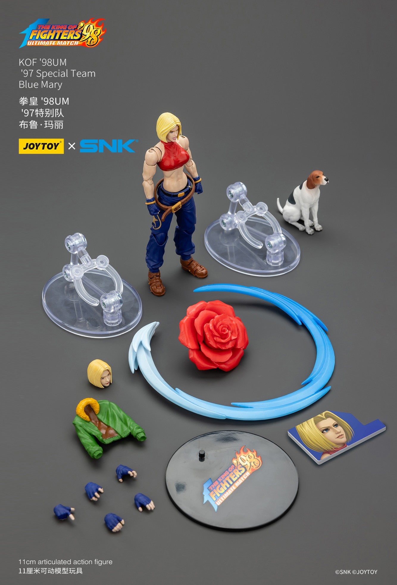 [Pré-venda] JOYTOY 1/18 Action Figure SNK KOF '98UM '97 Modelo de Anime da Equipe Especial