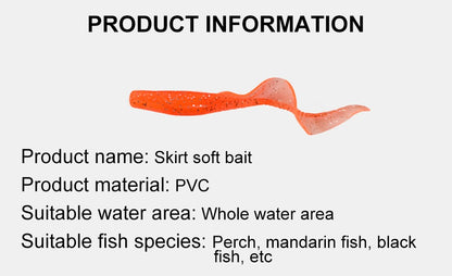 WALK FISH 10Pcs Spinpoler 60MM 80MM Iscas de Peixe Realistas Minhocas Isca de Silicone Artificial Macia Para Baixo Lúcio Isca Wobbler