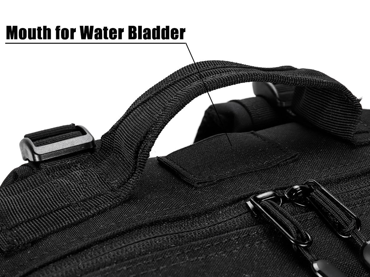 LHI Mochila Tática 45L/35L/25L para Homens e Mulheres, À Prova D'Água, Bolsa de Ginástica para Atletas, Mochila de Viagem para Caminhada ao Ar Livre com Porta-Garrafas