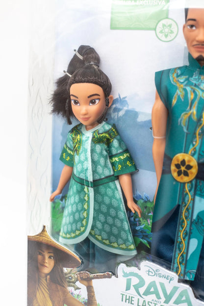 Hasbro Original Disney Raya e o Último Dragão Coleção Anime Figura de Ação Modelo Brinquedo Presente de Aniversário para Meninos e Meninas