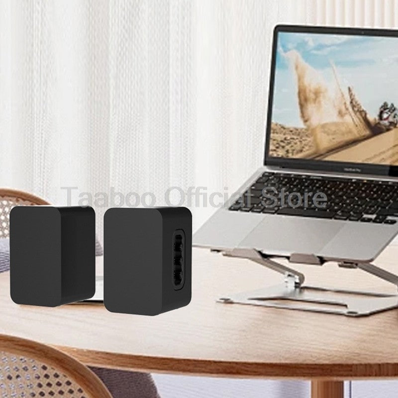 Caixa de Som Bluetooth 3 polegadas 40W Ativa 360 Echo Sound System Áudio HiFi Óptico USB AUX para Gamer Home Theater Computador
