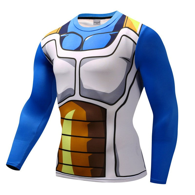 3D Printed T Shirts Cosplay Men Anime GOKU Shirts Fitness Compression T-Shirts Bodybuilding Tops Tees Vegeta Cosplay Costume Top