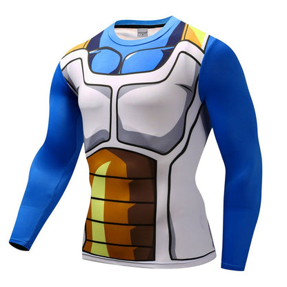 3D Printed T Shirts Cosplay Men Anime GOKU Shirts Fitness Compression T-Shirts Bodybuilding Tops Tees Vegeta Cosplay Costume Top