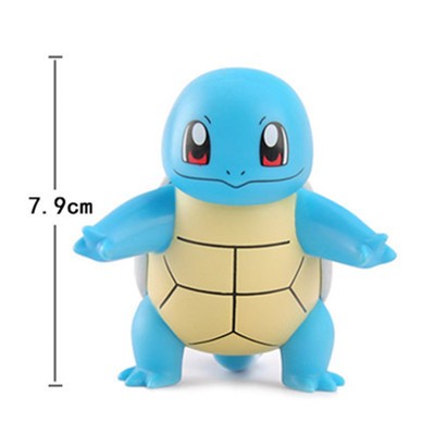 Pokémon Anime Bonecos de Ação Brinquedos Pikachu Modelo Charmander Psyduck Squirtle Jigglypuff Bulbasaur Bonecas Colecionáveis Kawaii Presente Infantil