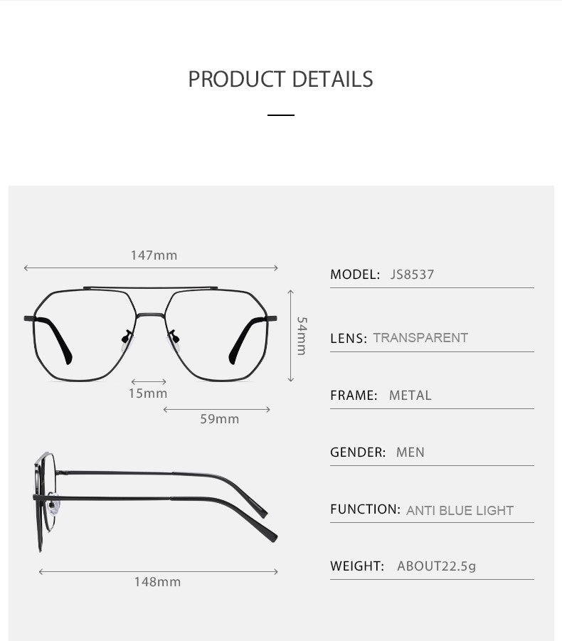 Men Reading Glasses Prescription Eyeglasses Frame CR39 Optics Lenses Myopia Presbyopic Eyewear Women Blue Light Blocking Glasses