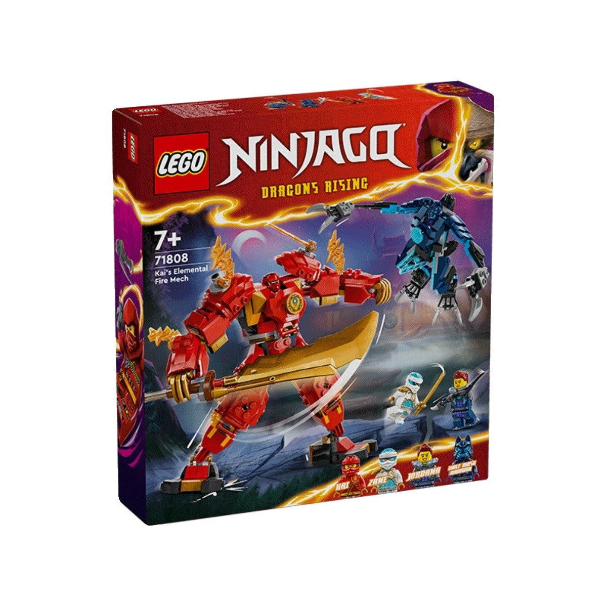 LEGO Ninjago Phantom Ninja 71808 Kai Mecha do Elemento Fogo Bloco de Quebra-Cabeça Infantil