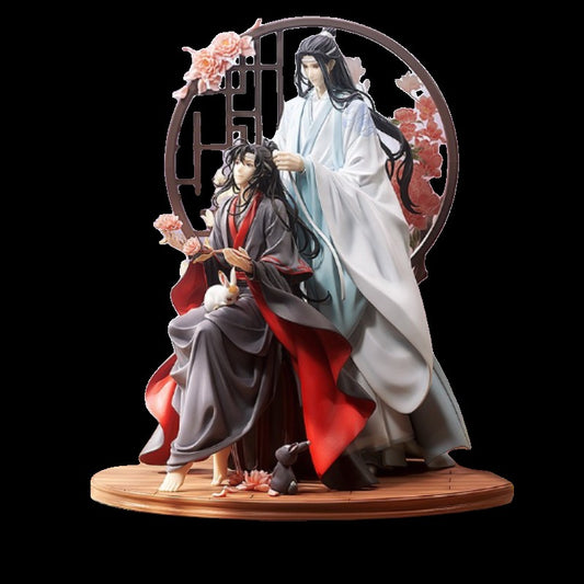 Genuine Mo Dao Zu Shi Wei Wuxian & Lan Wangji Pledge of The Peony Ver. Anime Figure Grandmaster of Demonic Cultivation Model