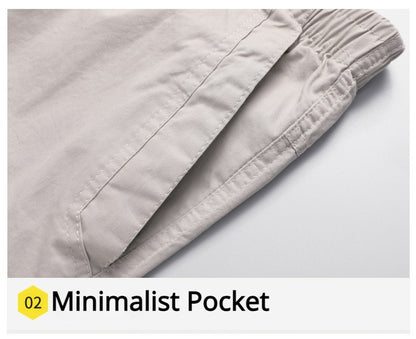 Calças Casuais Masculinas, Calça Cargo de Algodão para Primavera e Outono, Calça Esportiva Grande Plus Size, Calça Reta Solta Masculina com Cintura Elástica