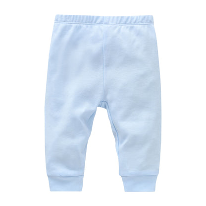 100% Cotton Baby Pants Blank Baby Boy and Girls Legging Colors Kids Trousers Plain Newborn Clothing Muslin Clothes for 0-24M