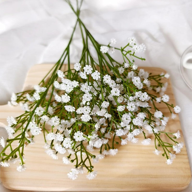 90Heads Artificial Flowers Bouquet 61cm Plastic Gypsophila Fake Flower for Home Decor Wedding Party Decorations Vase Accessories