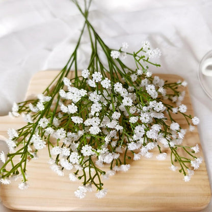 90Heads Artificial Flowers Bouquet 61cm Plastic Gypsophila Fake Flower for Home Decor Wedding Party Decorations Vase Accessories