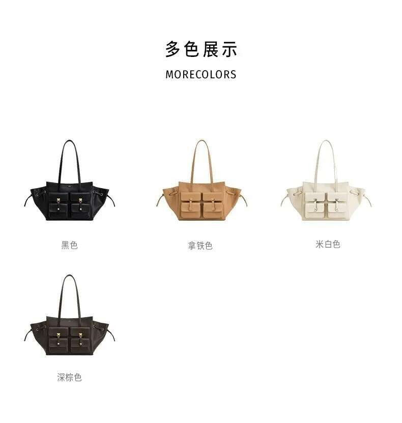 2025 Pocket Handbag DA Motorcycle Tote Female Large Capacity Commuter Single Shoulder Underarm Bag ????? ??? ?????? Sac Femme