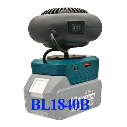Power Tool Parts Lithium Electric Power Warm Air Blower Fan Heater Hot&Cold Wind Dual Mode For Makita For Bosch Li-ion Battery