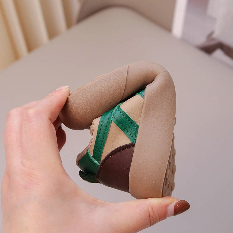 Children's Forrest Gump Shoes Four Seasons Green Boys Girls Walking Shoes 2-8 Years Old Waterproof Non-slip Kids Baby Sneakers