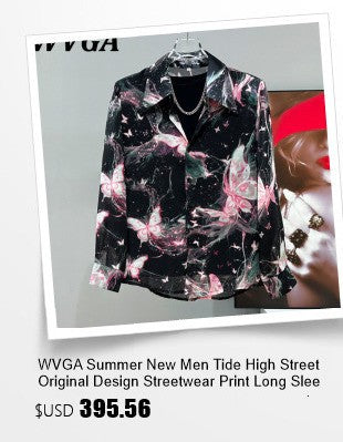 WVGA Spring Autumn New Men Y2K Dark Techwear Gothic Chain Design Blazer Punk Rock Heavy Beaded Niche Chic Casual Suit-Coat W8497