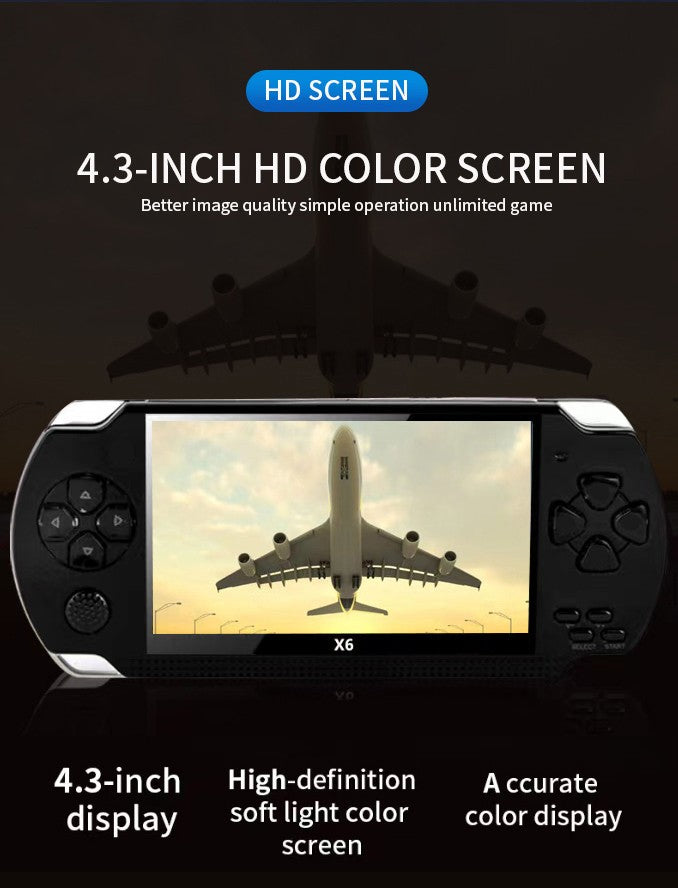 Handheld Portable Retro Video Game Console Videogame Arcade Player for Children Mini Machine Emulator Retrogame Gaming Station