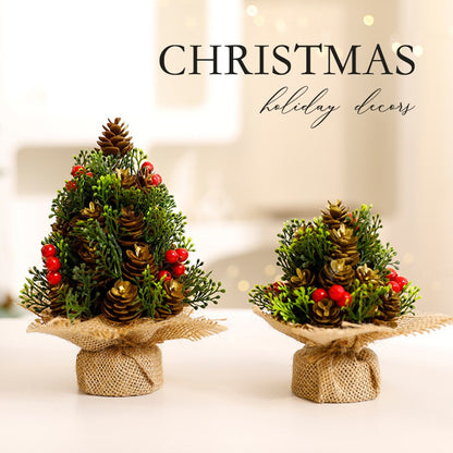 Mini Small Christmas Tree Small Christmas Tree Christmas Tabletop Ornament Christmas Tree Decoration Supplies Desk Decoration