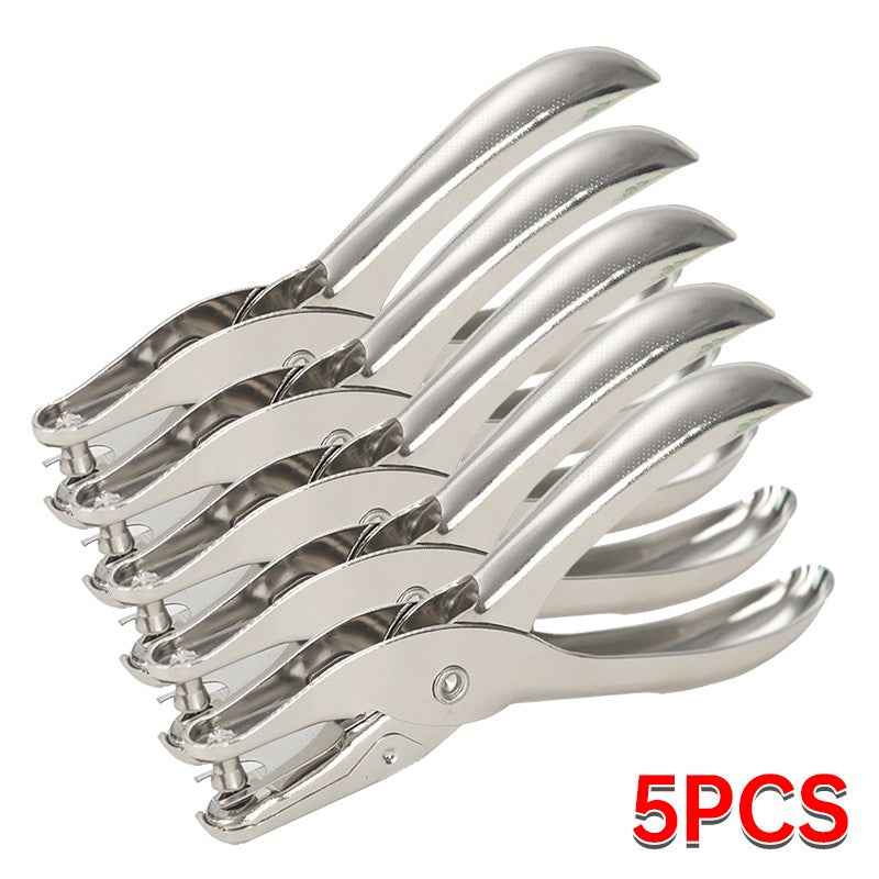 Single Hole Puncher Capacity 6mm Diameter Hole Puncher Hand Paper Cutter Paper for Scrapbooking Tool Home Office School Supplies