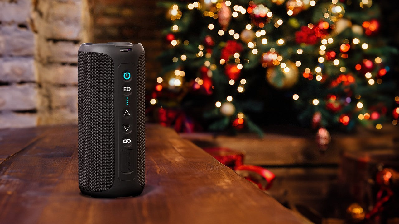 Caixas de Som Bluetooth Ortizan 40W Som Alto Portátil Estéreo Sem Fio IPX7 À Prova d'Água Pareamento Duplo Graves Profundos Caixa de Música LED