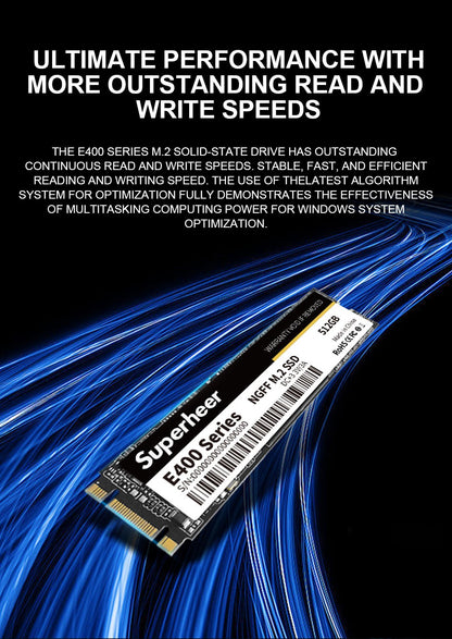 SSD SUPERHEER M.2 SATA 512 GB SATA3 Solid State Drive 256 GB 128 GB 1 TB 2 TB 2280 mm NGFF Disco Rígido para Notebook
