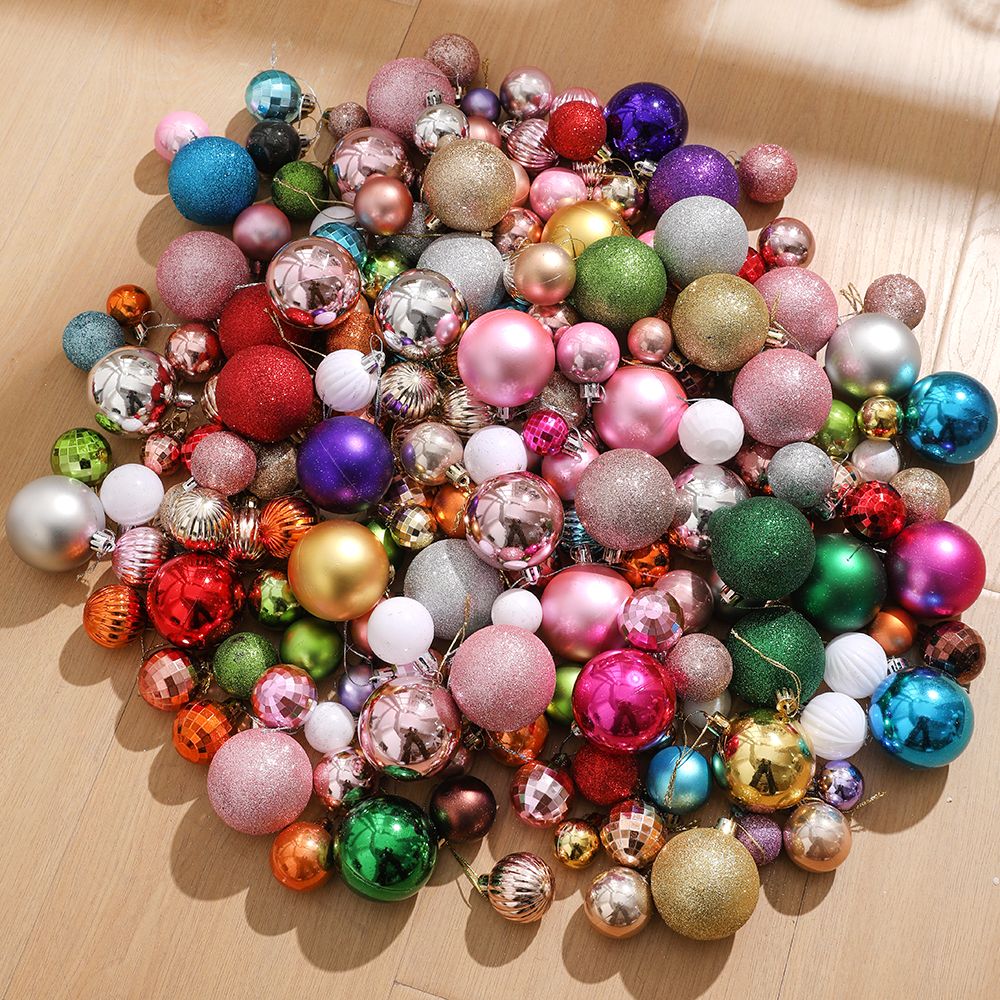 10/20/30/50/100Pcs Merry Christmas Ball Hanging Christmas Tree Decoration for Home Decor New Year 2026 Navidad Party Supplies