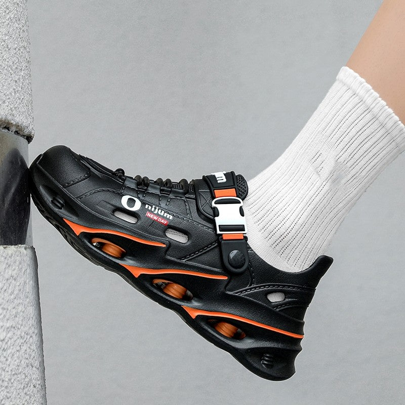 Men Outdoor Sandals Men's Outdoor Sandals Sport Slippers Beach Slides Breathable Clogs Men Casual Garden Shoes Non-slip Hiking