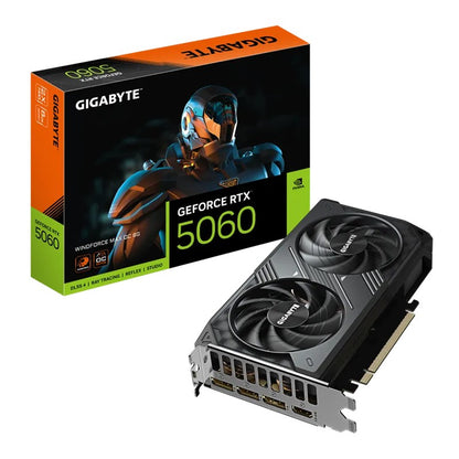 Placa de Vídeo Gigabyte RTX5060-8G MAX Gaming NVIDIA GeForce RTX 5060 28 Gbps 128Bit GDDR7 8 Pinos PCI Express 5.0 para Desktop