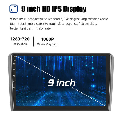 ESSGOO 9" Carplay AndroidAuto Car Stereo Multimedia Player Radio Android 13 GPS SAT Navi Wifi BT FM RDS For Audi A3 8P 2003-2013