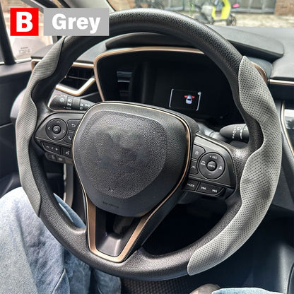 2PCS Car Steering Wheel Cover For Nissan Qashqai Juke J10 J11 Pulsar Sentra Altima Patrol Micra Rogue Almera Versa Accessories