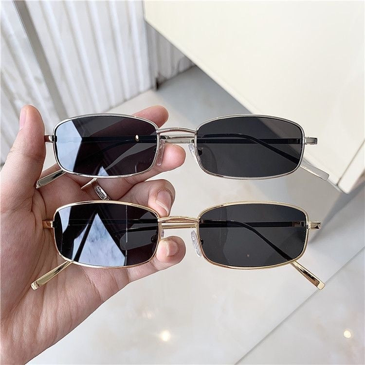New Small Frame Rectangle Sunglasses Women's Brand Designer Square Sun Glasses Classic Men's Vintage Eyewear UV400 Gafas De Sol