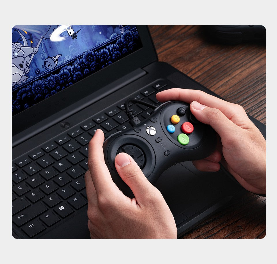 8BitDo M30 Gamepad Wired Controller for Xbox Series X|S, Xbox One, and Windows with 6-Button Layout - Officially Licensed