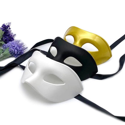 Men Woman Masquerade Masks Half Face Mask Couple Venetian  Stage Cosplay Costume Halloween Prom Party Headdress Funny Eye Masks