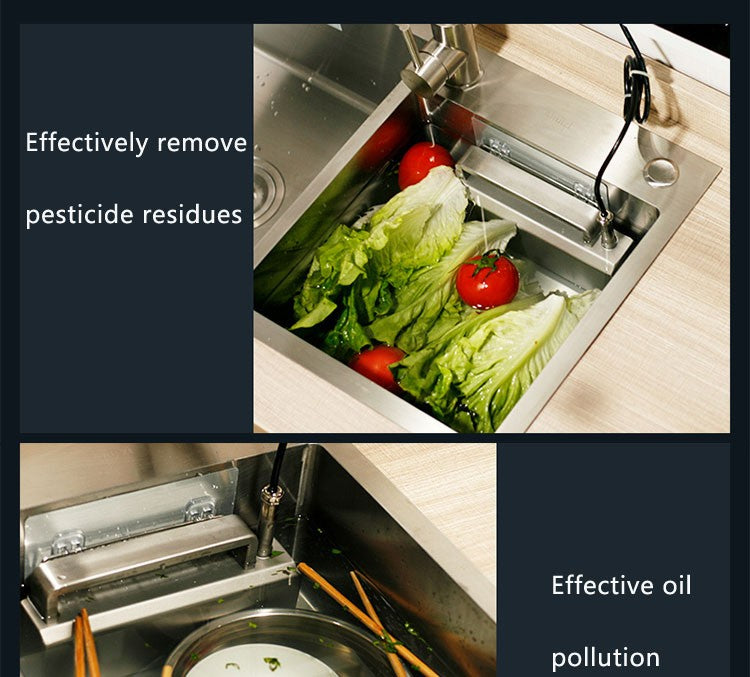 Household Portable Sink Dishwasher Small Free-standing Installation-free Kitchen 110V/220V Automatic Ultrasonic Wash Dishwasher
