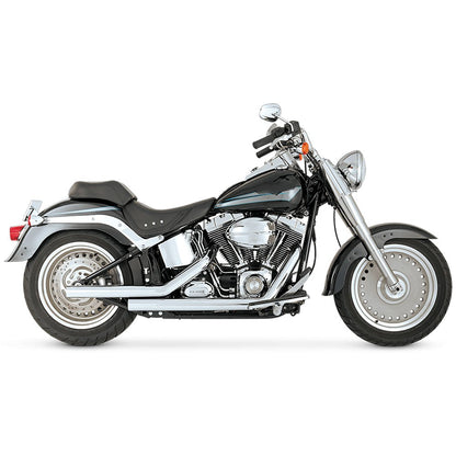 Full Coverage Stainless Steel Motorcycle Exhaust System with Heat Shields Compatible for 2007-2011 FXST/FLST Exhaust Pipe
