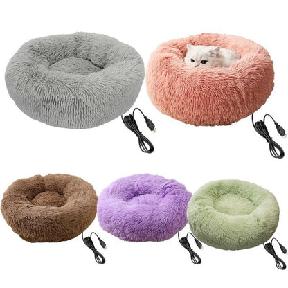 Cama Elétrica Aquecida para Cães, Almofadas de Aquecimento Macias e Confortáveis para Animais de Estimação, Carregamento USB, Tapete para Gatos, Inverno, Quente, Interior, Cama para Animais de Estimação, Almofadas de Aquecimento para Animais de Estimação