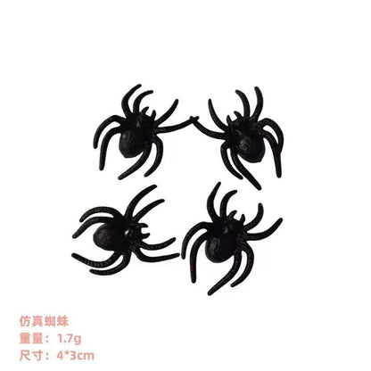 12/24pcs Halloween Simulation Bug Cockroach Spider Centipede Scorpion Plastics Prank Bug Funny 2025 Halloween DIY Decoration