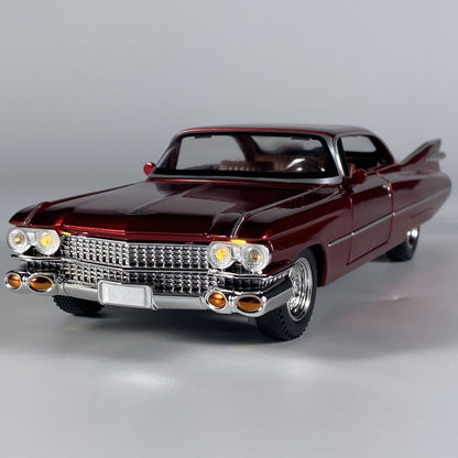 1:24 Cadillac Eldorado Biarritz 1959 Série 62 Liga Diecast Modelo Miniatura Voiture Decoração de Casa Presentes de Natal Para Crianças
