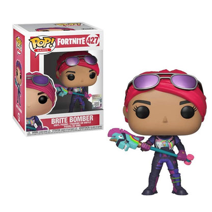 Funko Pop Fortnite Boneco Brite Bomber Modelo Moonwalker Rex Enfeites Dark Vanguard Boneca Raptor Brinquedo Colecionável Presente