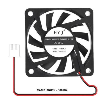 40mmx40mmx10mm 50mmx50mmx10mm 60mmx60mmx10mm 5V 2Pin DC Cooling Silent Fan CPU Coolers