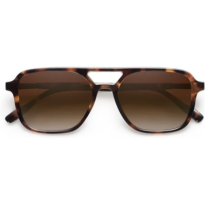 Retro Aviator Sunglasses for Women Men,Trendy Rectangle Womens Mens Shades Sun Glasses