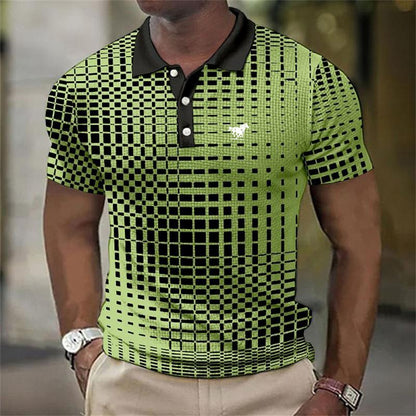 New Trending Men Summer Short Sleeve Fashion Casual Polo Shirt .
