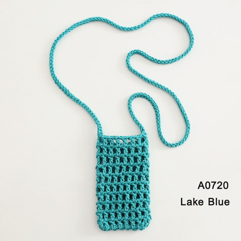 Handmade Crossbody Phone Purse - Openwork Shell Design Tote, Handmade Crossbody Phone Purse,Crochet Beach Bag