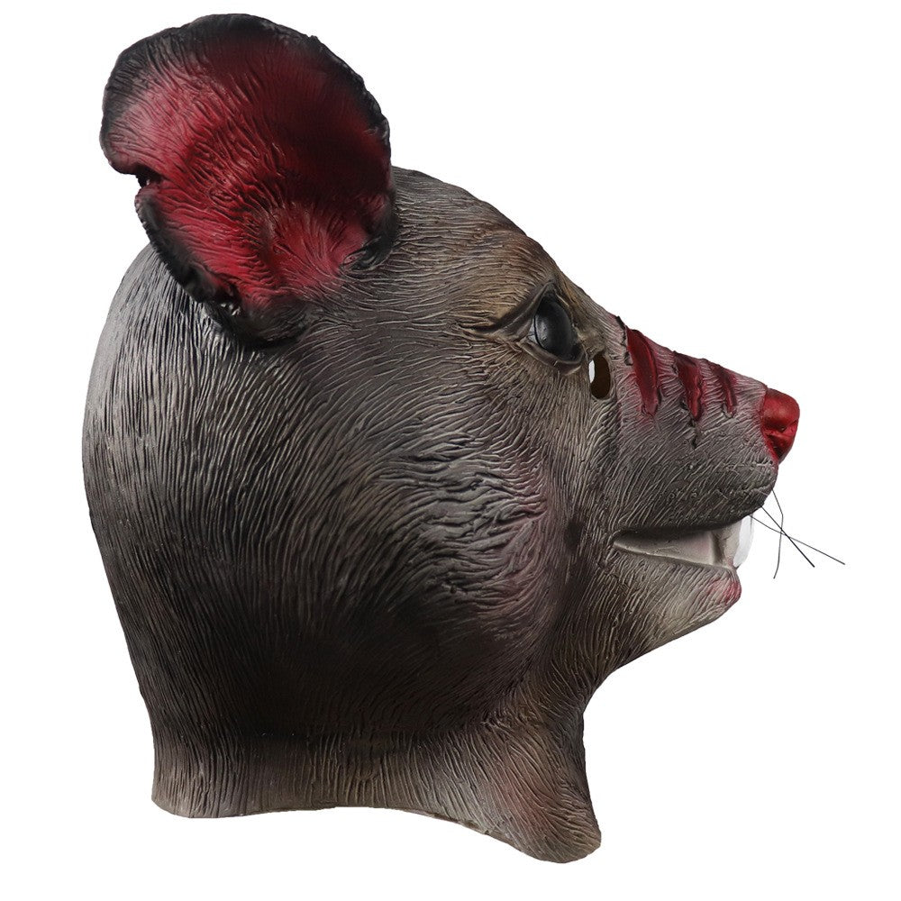 Halloween Latex Mask Adult Richard Rooster Mask Hotline Miami Game Props 3D Realistic Plush Rooster Head Cosplay Animal Mask