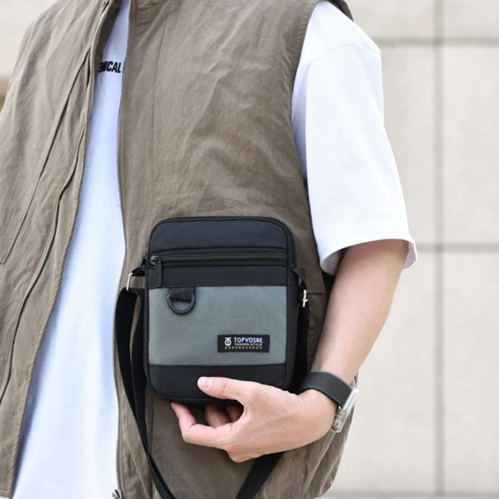 New Oxford Cloth Men Shoulder Bag Waterproof Large Capacity Crossbody Bag Comfortable Portable Messenger Bag Outdoor