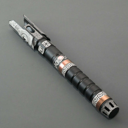 Metal Hilt Force Heavy Dueling New carved design Lightsaber Sensitive Smooth Swing Infinite Color Changing with 28 Sound Fonts